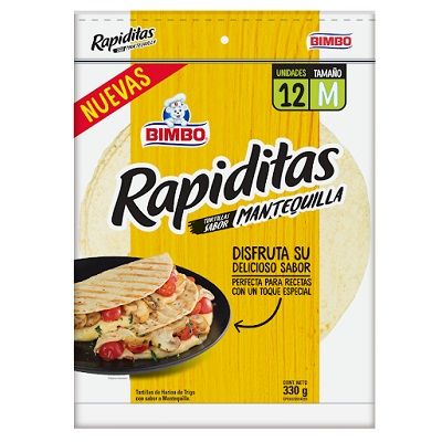 BIMBO TORTILLAS MANTEQUILLA 330g