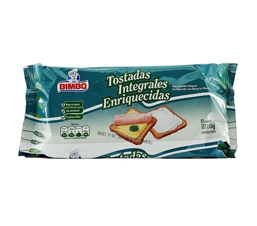 BIMBO TOSTADAS INTEGRALES 150g