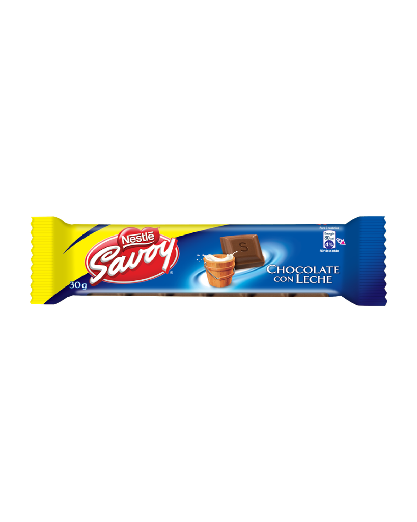 CHOCOLATE CON LECHE 30g SAVOY