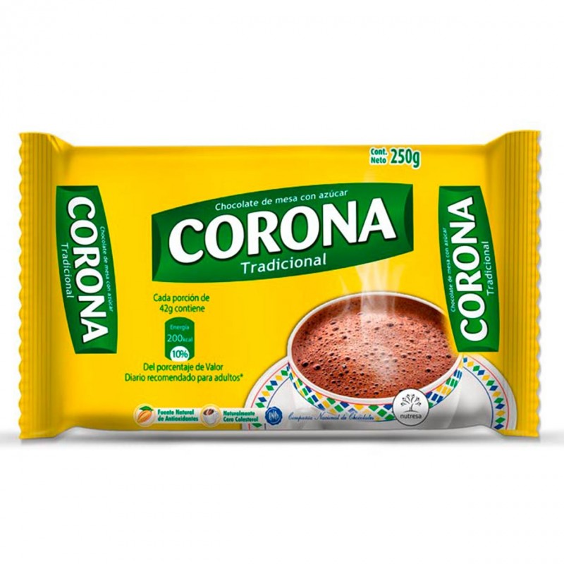 CHOCOLATE CORONA TRADICIONAL 250g