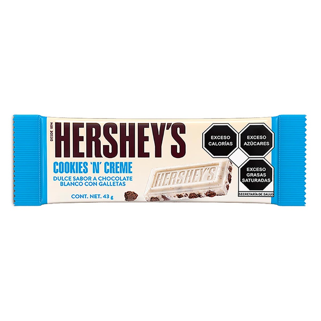 CHOCOLATE HERSHEY´S COOKIES & CREME 43g