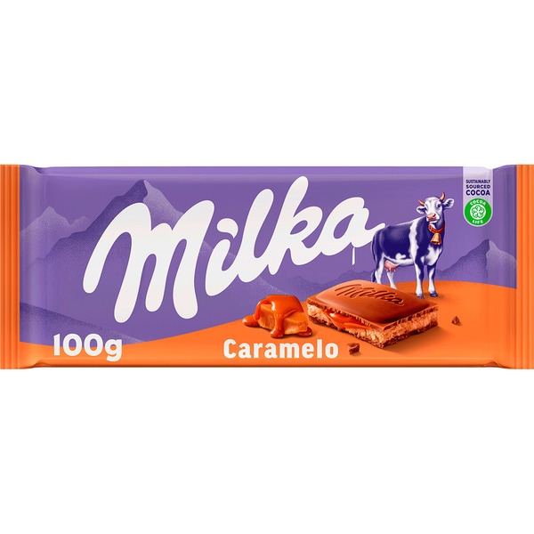 CHOCOLATE MILKA CARAMEL 100g