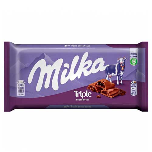 CHOCOLATE MILKA TRIPLE CHOCO KAKAO 100g