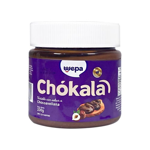 CHOKALA CHOCOAVELLANA 200g WEPA