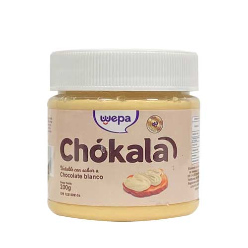 CHOKALA CHOCOLATE BLANCO 200g WEPA