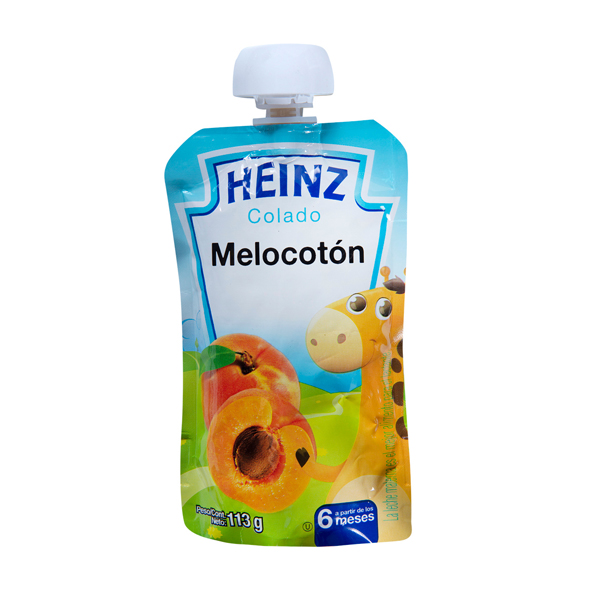 COLADO HEINZ MELOCOTON POUCH 113g