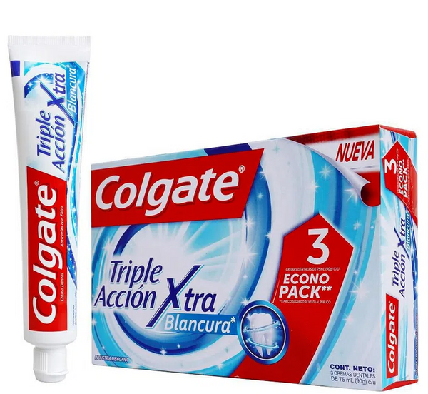 COLGATE TRIPLE ACCION XTRA 3x75ml