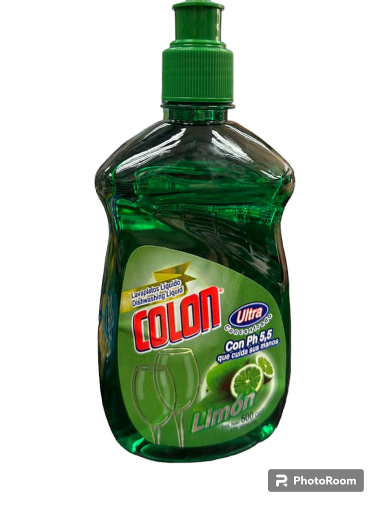 COLON LAVAPLATOS LIQUIDO 500cm³ LIMON