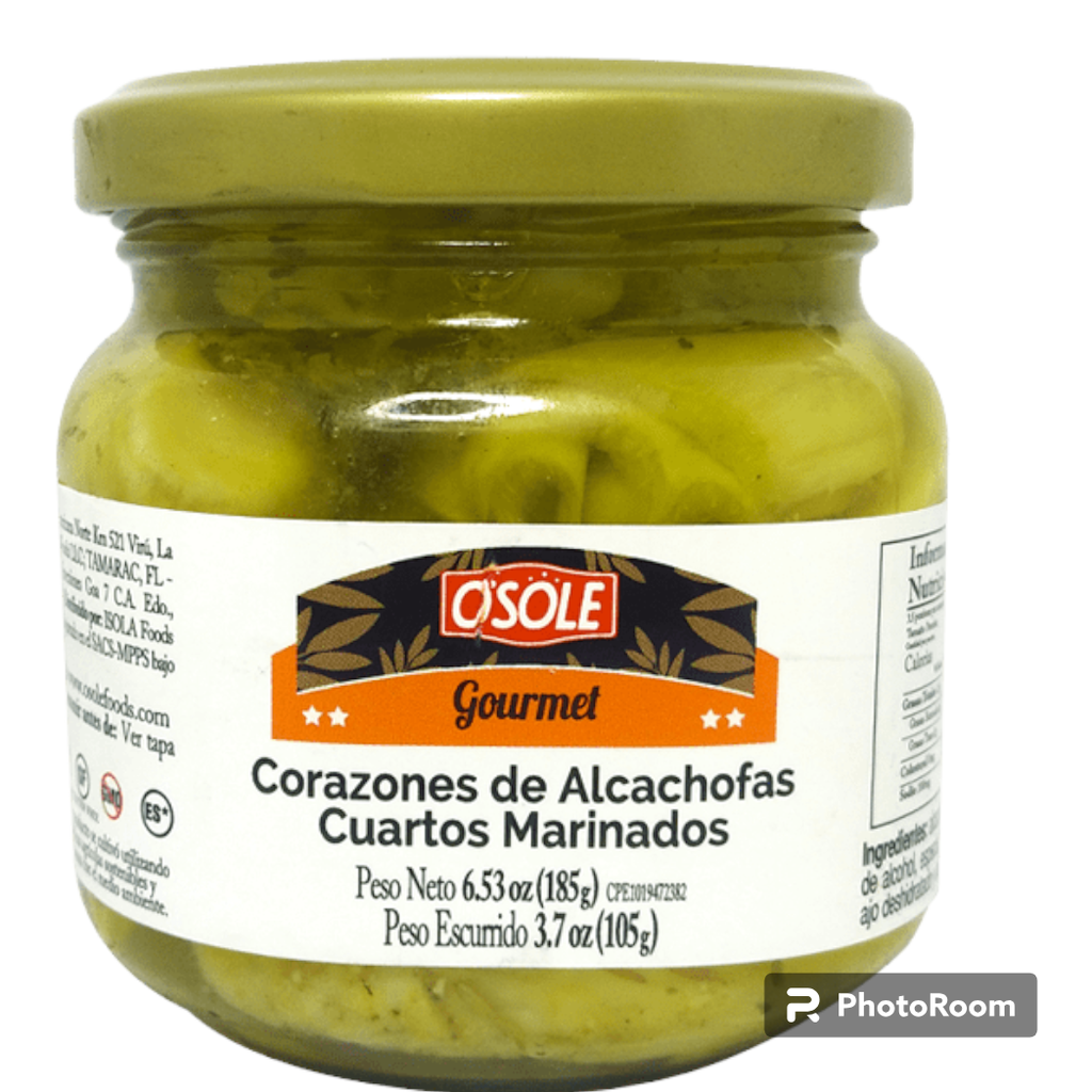 CORAZONES DE ALCACHOFAS 185G CUARTO MARI