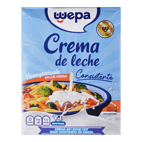 CREMA DE LECHE 200g WEPA