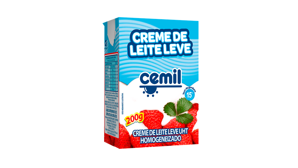 CREMA DE LECHE LEVE CEMIL 15% 200g