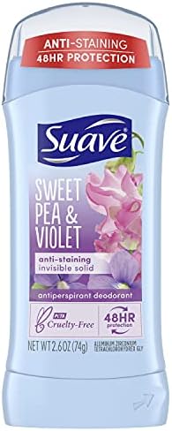 DESODORANTE SUAVE 74g SWEET PEA & VIOLET