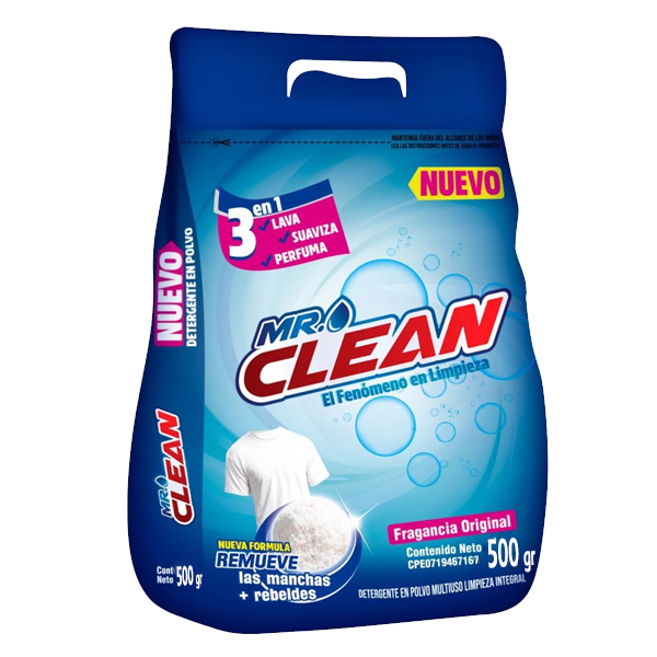 DETERGENTE EN POLVO MR CLEAN  500g