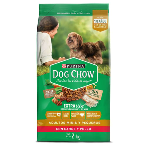 DOG CHOW ADULTOS MINIS Y PEQ 2Kg