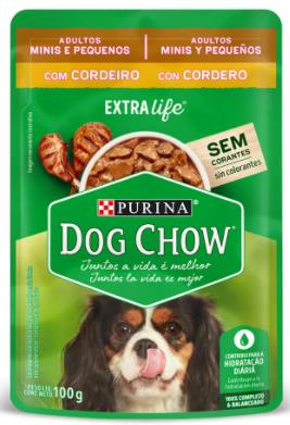 DOG CHOW SACHET A MIN Y PEQ CORDERO 100g