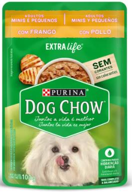 DOG CHOW SACHET A MIN Y PEQ POLLO 100g