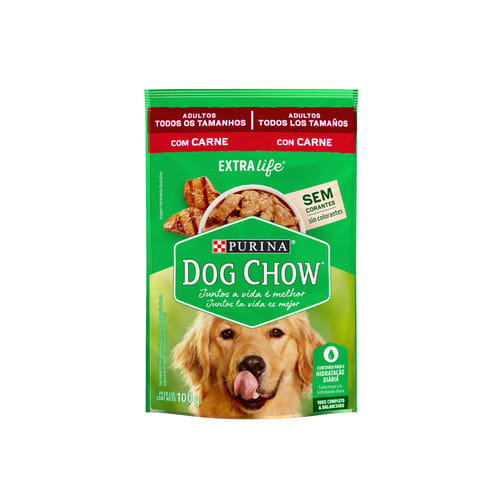 DOG CHOW SACHET ADULTO CARNE 100g