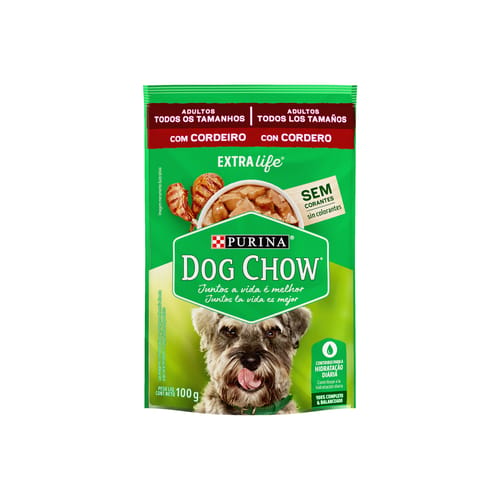 DOG CHOW SACHET ADULTO CORDERO 100g