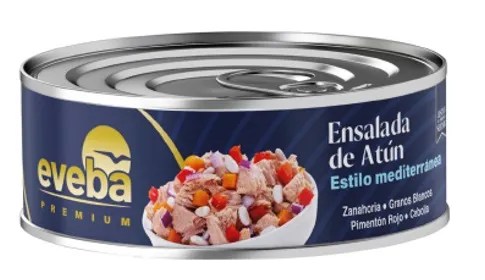 ENSALADA DE ATUN MEDITERRANEA EVEBA 170g