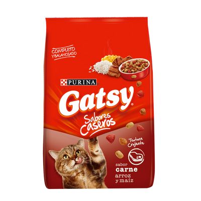 GATSY CARNE, ARROZ Y MAIZ  500g