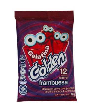 GELATINA GOLDEN FRAMBUESA 96g