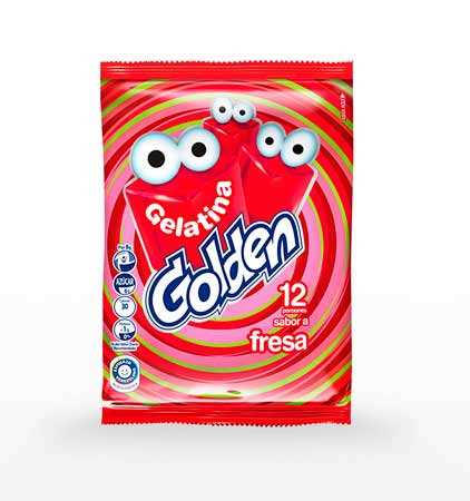 GELATINA GOLDEN FRESA 96g