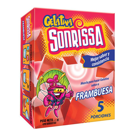 GELATINA SONRISSA 66g FRAMBUESA