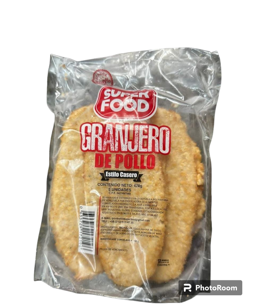 GRANJERO DE POLLO SUPER FOOD 470g