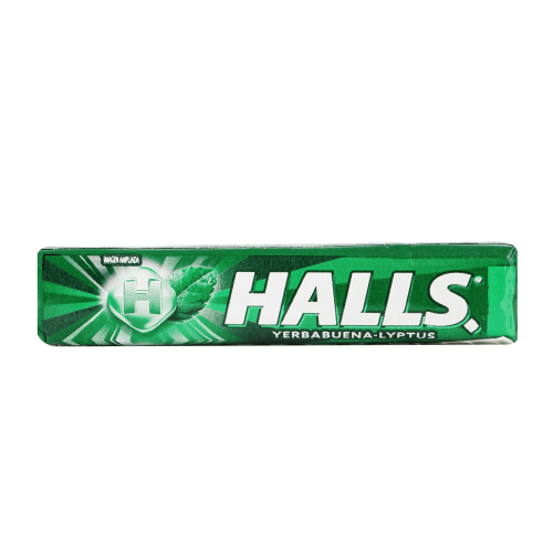 HALLS YERBABUENA LYPTUS 25,2g 9PCS