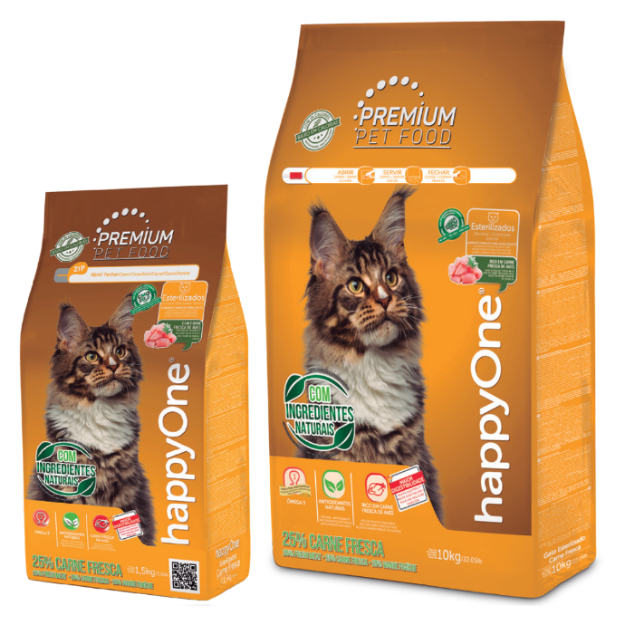 HAPPY ONE (G) PREMIUM ESTERILIZADOS1.5KG