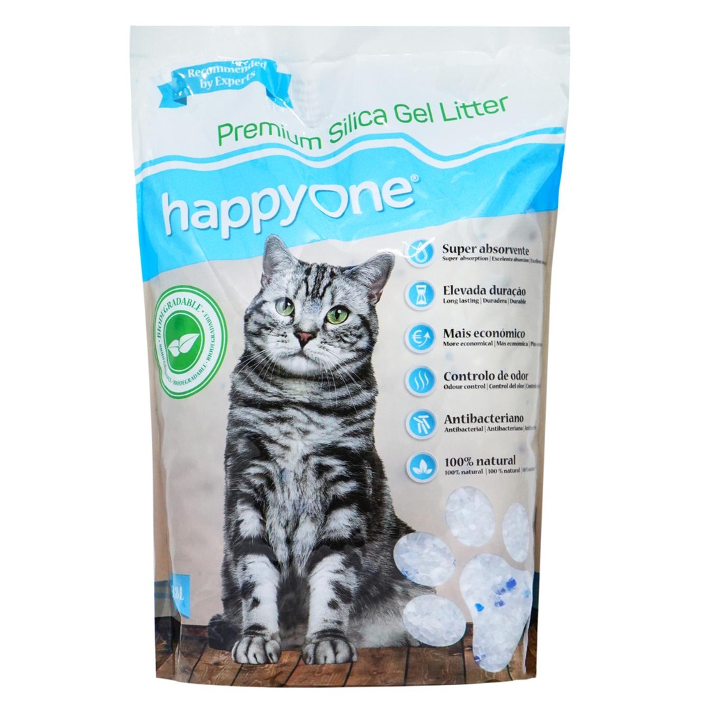 HAPPY ONE PREMIUM SILICA GEL LITTER 3.8L