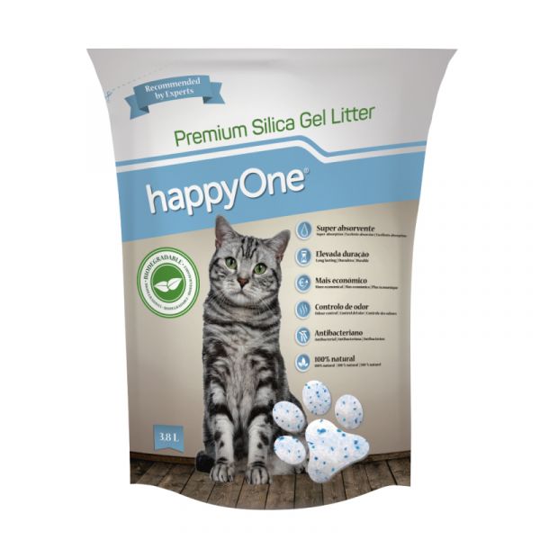 HAPPY ONE PREMIUM SILICA GEL LITTER 6L