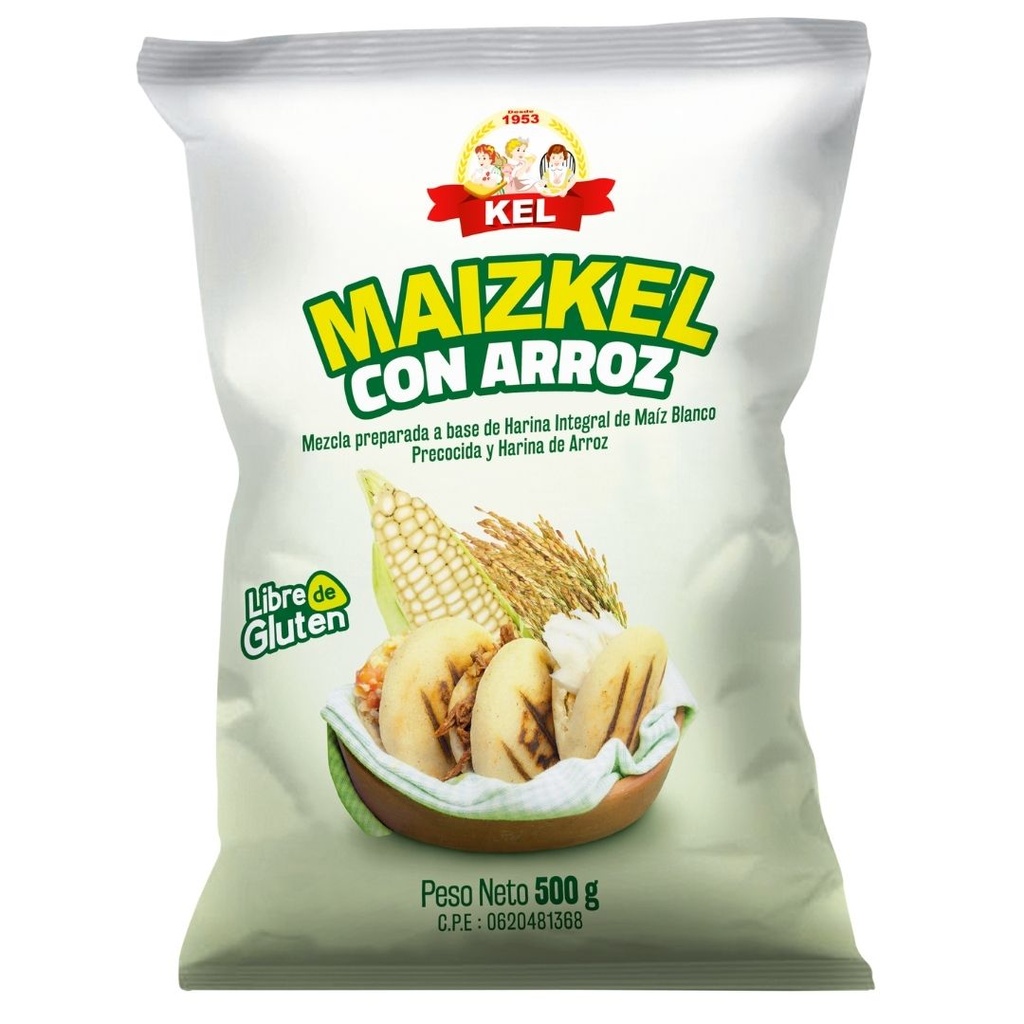 HARINA MAIZKEL MAIZ ARROZ 1KG