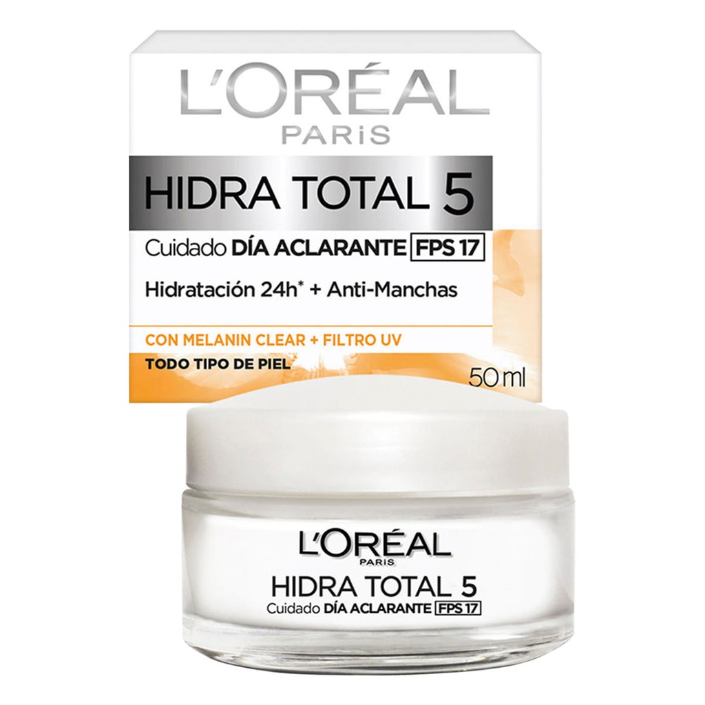 HIDRA TOTAL 5 DIA ACLARANTE 50ML