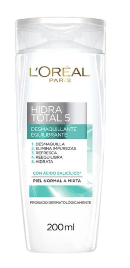 HIDRA TOTAL 5 LECHE DESMAQUILLANTE 200ml