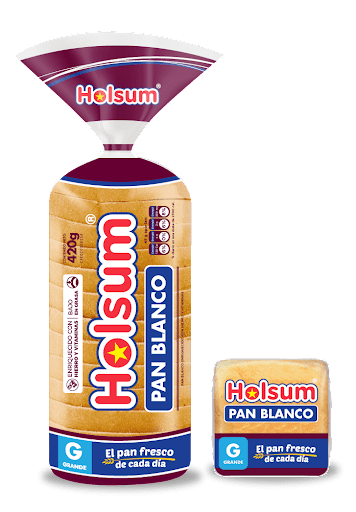 HOLSUM PAN BLANCO 420g