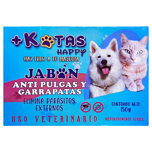 JABON +KOTAS PULGAS/GARRAPARTAS 150g