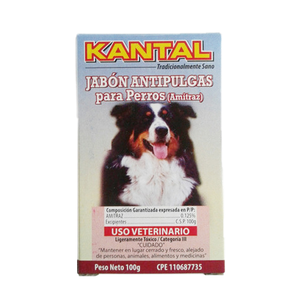 JABON ANTIPULGAS KANTAL 100g