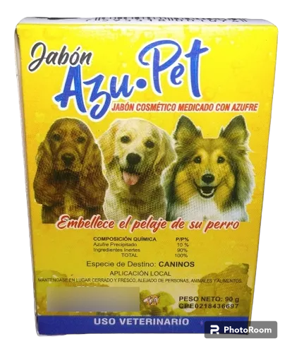 JABON AZU.PET 90g AZUFRE