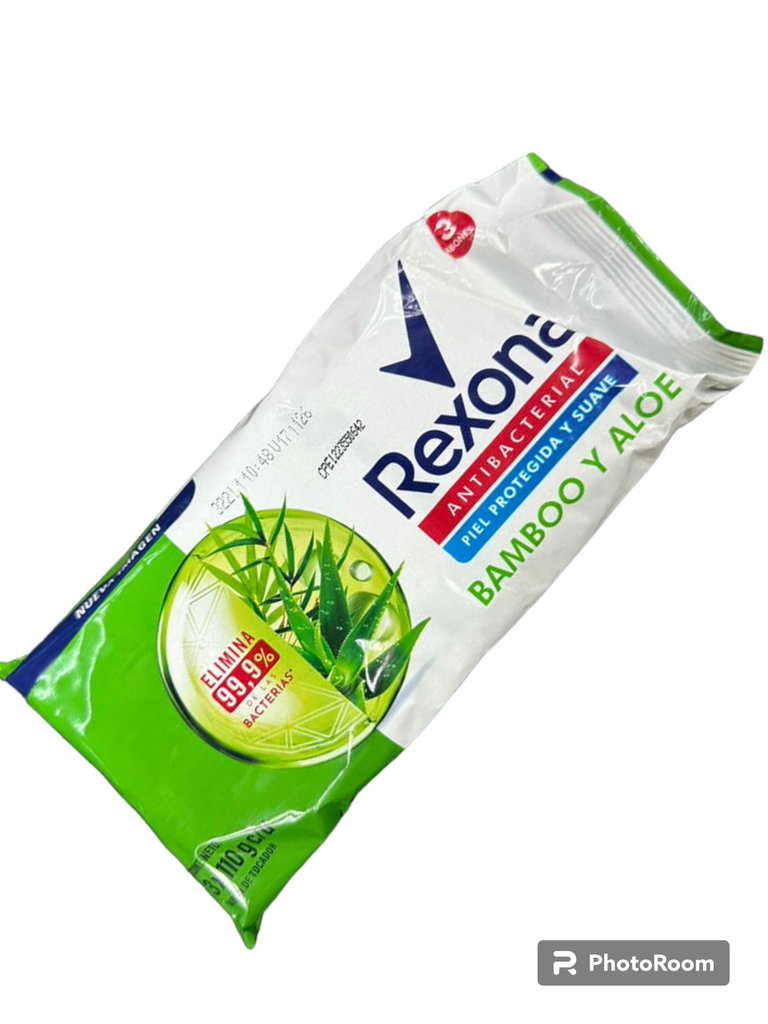 JABON REXONA BAMBOO Y ALOE 3x110g