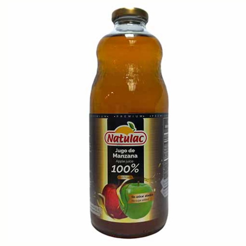 JUGO DE MANZANA 100% 1L NATULAC