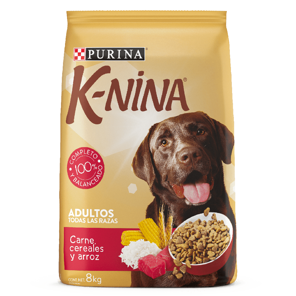 K-NINA CARNE, CEREALES Y ARROZ  8kg