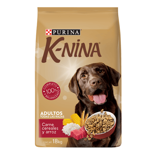 K-NINA CARNE, CEREALES Y ARROZ 18kg