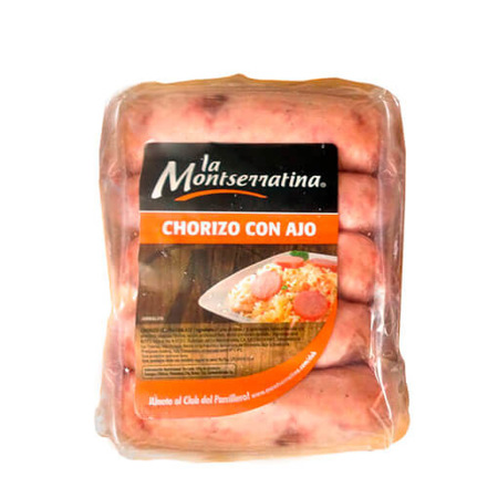 LA MONTSERRATINA CHORIZO CON AJO KG