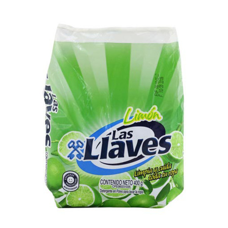 LAS LLAVES DETERGENTE LIMON 400g