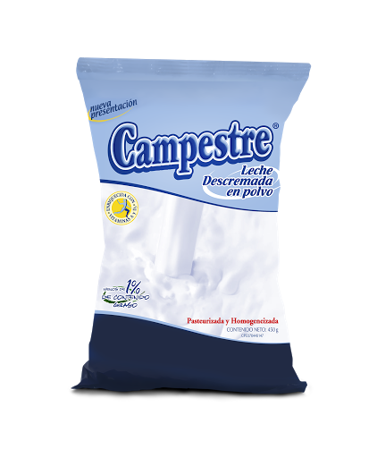 LECHE EN POLVO CAMPESTRE DESCREMADA 450g