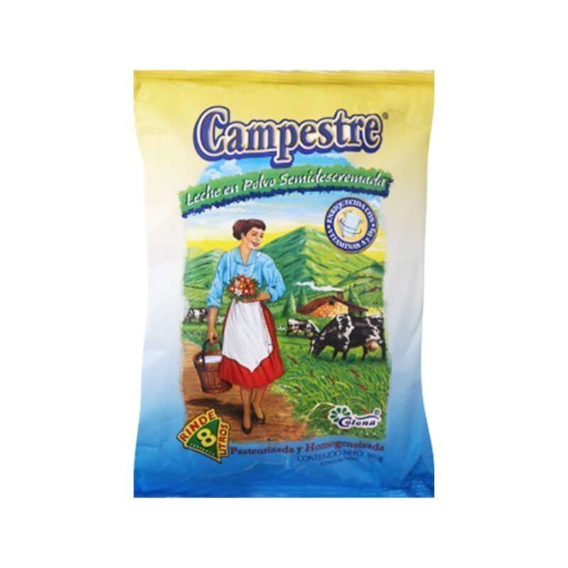 LECHE EN POLVO CAMPESTRE SEMI- DES 900g