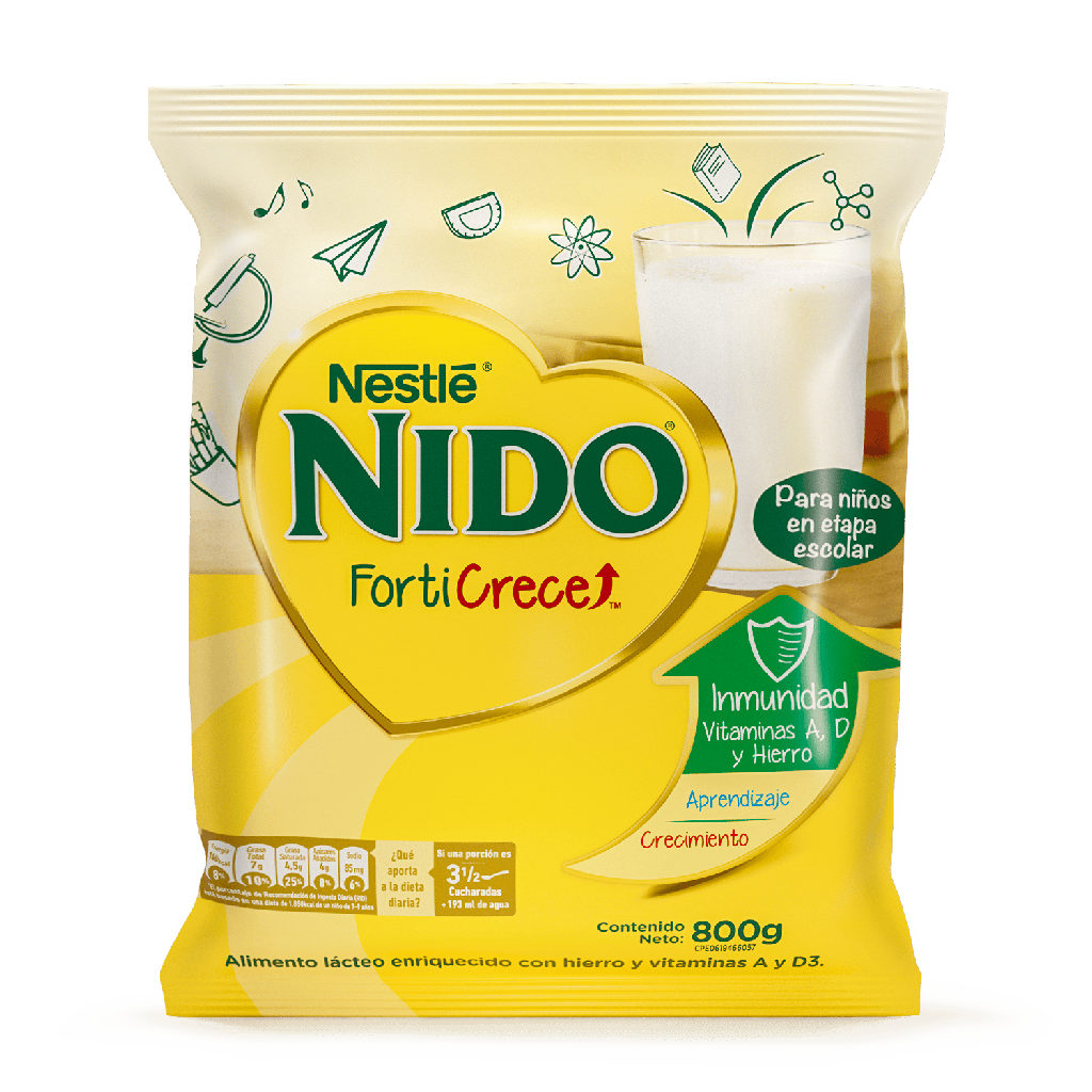 LECHE NIDO FORTICRECE 800g