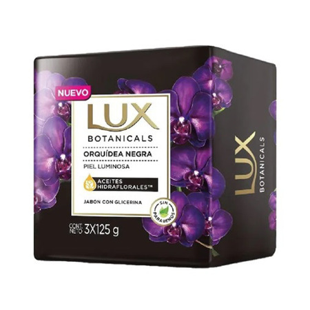 LUX JABON ORQUIDEA NEGRA 3x125G