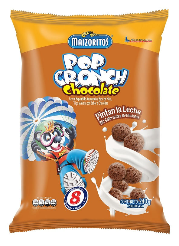 MAIZORITOS POP CRONCH CHOCOLATE 240g